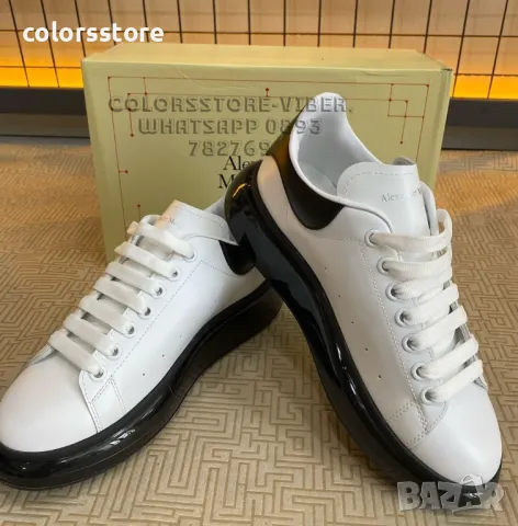 Мъжки бели кецове  Alexander McQueen BR18RE, снимка 2 - Кецове - 31767577