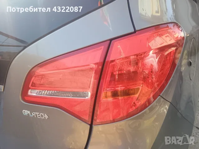 Стоп / стопове от Мерива Б / Meriva B 1.4 turbo 120к.с 2012г A14NEL , снимка 2 - Части - 55856961