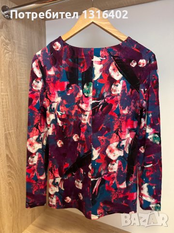 Нова дамска блуза “Bordo”, размер S/M, снимка 3 - Блузи с дълъг ръкав и пуловери - 44474977