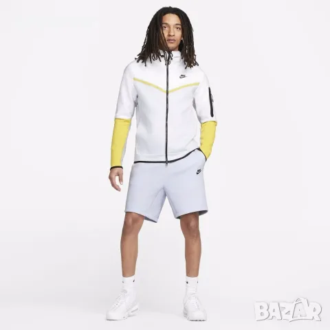 NIKE NSW TCH FLC SHORT FTBLL GREY - МЪЖКИ КЪСИ ПАНТАЛОНИ XL