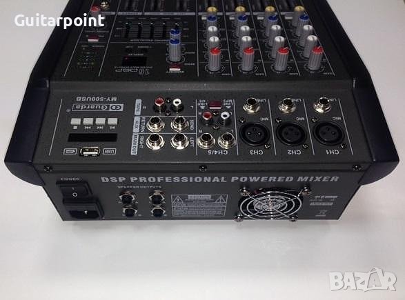 Миксер с усилвател и mp3 player Guarda MY-500USB, снимка 3 - Други - 38679135