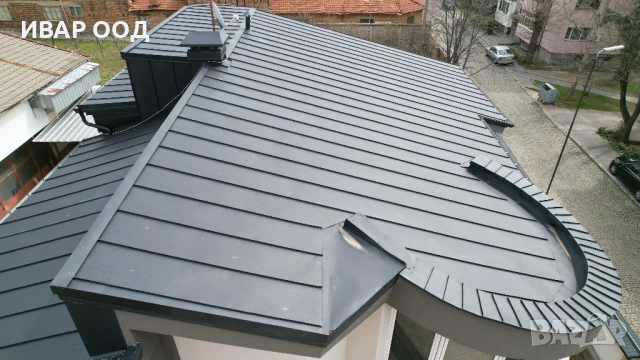 Покривна Ламарина - профил Клик Панел и Двоен фалц, снимка 11 - Строителни материали - 46289269