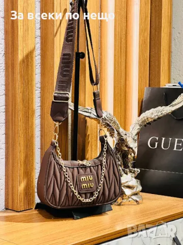 Miu Miu Дамска Чанта Миу Миу - Налични Различни Цветове Код D1711, снимка 10 - Чанти - 48830280