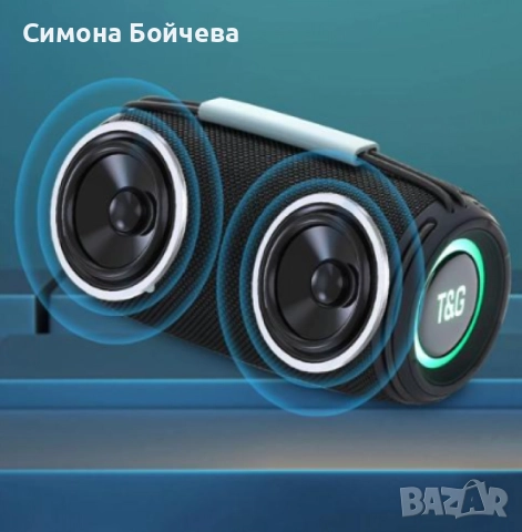 Портативна тонколона,T&G 657,RGB светлини, снимка 5 - Тонколони - 52807604