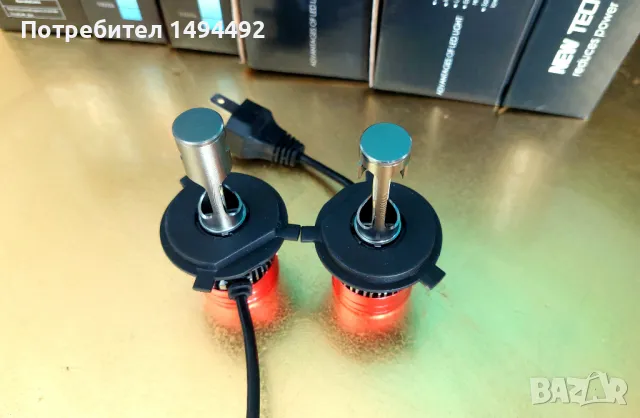 H4 Led автомобилни крушки, снимка 2 - Аксесоари и консумативи - 48629096