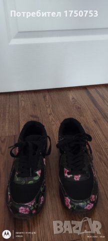 Дамски обувки сникърси на цветя, снимка 7 - Дамски ежедневни обувки - 44369117