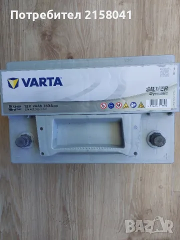 Акумулатор  VARTA SILVER DYNAMIC 12V 74Ah 750A И BSA 100Ah 890A , снимка 1 - Части - 47854476