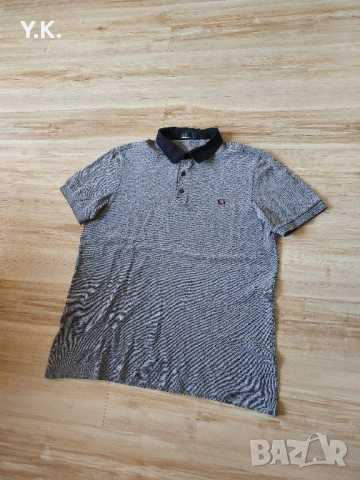 Оригинална мъжка тениска с яка Fred Perry, снимка 2 - Тениски - 50562873