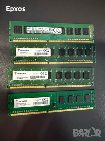 RAM ADATA; SAMSUNG 4GB DDR3 1600, снимка 2 - RAM памет - 53705308