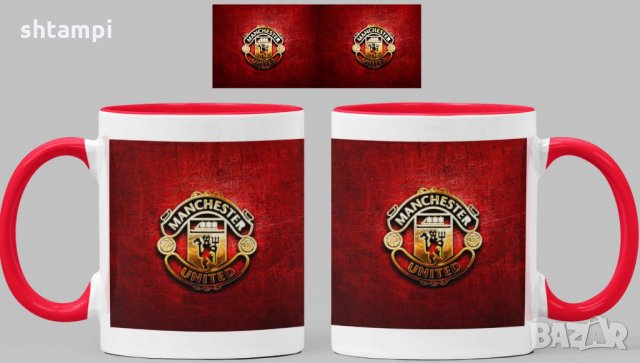 Чаша Манчестър Юнайтед Manchester United Керамична, снимка 3 - Фен артикули - 34821264
