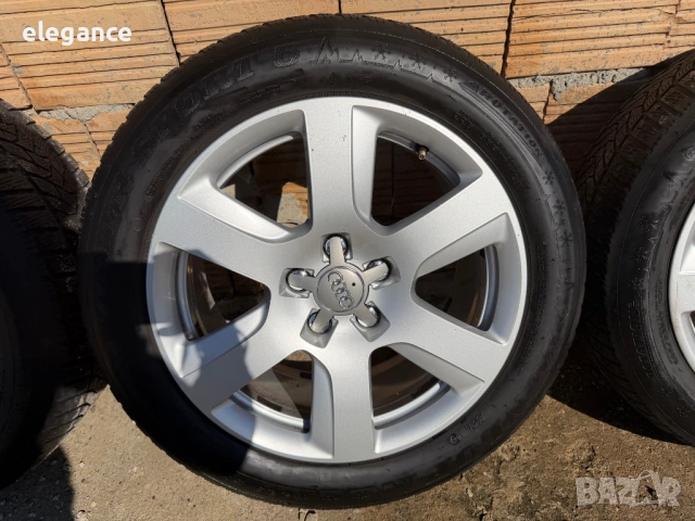 Оригинални алуминиеви джанти за Audi 5x112 17 цола, снимка 4 - Гуми и джанти - 53817084