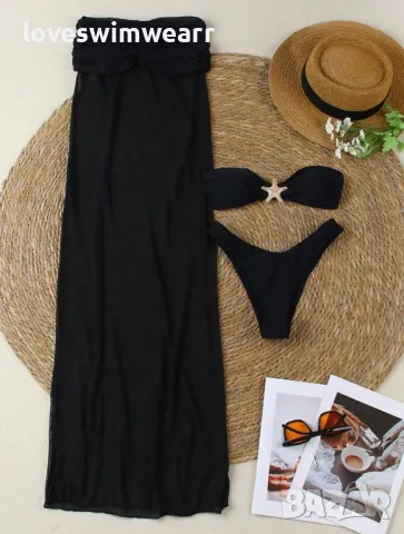 Бански с пола, снимка 3 - Бански костюми - 49658376