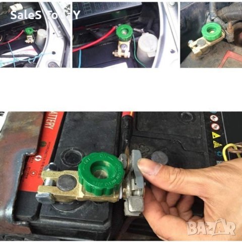 Клема за акумулатор, 12/24V, 175A, 1 БРОЙ, до 500А, прекъсвач, ключ маса, снимка 2 - Аксесоари и консумативи - 42430848