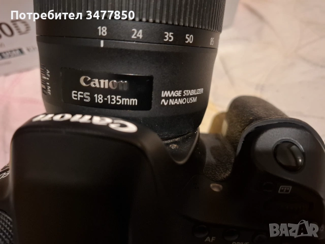 Фотоапарат Canon 80D, снимка 3 - Фотоапарати - 53832691