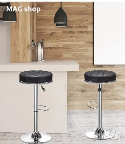 ПРОМО! Бар стол кожен 2 МОДЕЛА еко кожа Барстол столове, снимка 3 - Столове - 44343665