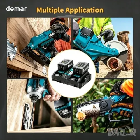 Съвместима батерия BATTOOL 18 V, 5 Ah за инструменти Makita, снимка 8 - Други инструменти - 56331072