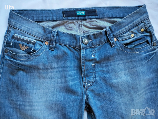 Мъжки дънки EMPORIO ARMANI Размер L, снимка 3 - Дънки - 53869385