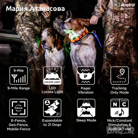 Dogtra Pathfinder 2 – GPS система за следене и обучение на ловджийски кучета, снимка 10 - За кучета - 53043748