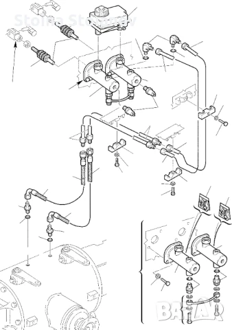 Спирачен цилиндър Каматсу Komatsu  WB  880100071