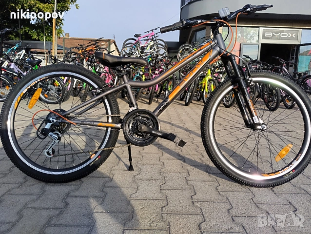 BYOX Велосипед 24" ZANTE сив, снимка 12 - Велосипеди - 53561554