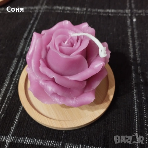 Восъчни ароматни свещи - цветя и рози , снимка 7 - Подаръци за жени - 53135924