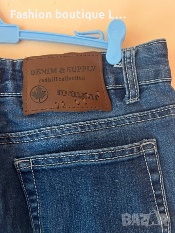 Дамски сини дънки 36 размер с джобове 👖👖👖, снимка 5 - Дънки - 52375809