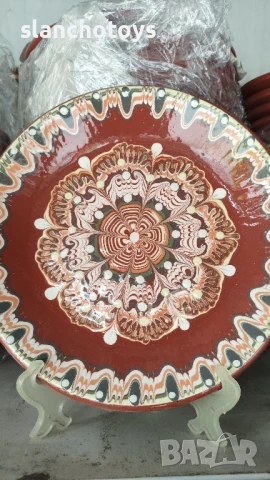 Глинени гювечета, 500 -650мл.тава,чинии,оливерник,Троянска керамика , снимка 9 - Съдове за готвене - 48759107