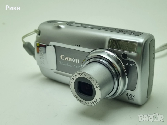Canon PowerShot A470 Digital Camera 7.1MP 3.4x Optical Zoom, снимка 5 - Фотоапарати - 52941556