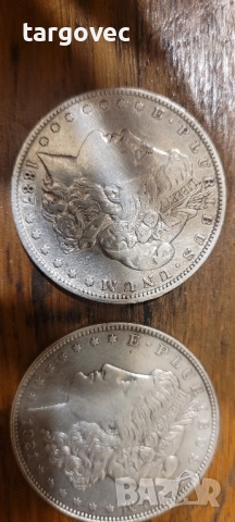 три броя сребърни американски долари по 150 лв, снимка 3 - Нумизматика и бонистика - 52089936