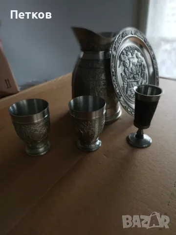 кана от цинк с цинкови чаши, снимка 2 - Други - 49737906