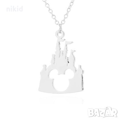 колие замък Дисни disney мики маус детско дамско, снимка 2 - Колиета, медальони, синджири - 35937263