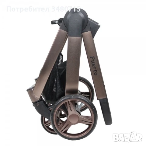 Бебешка/Детска количка Bebe stars puerto 3 в 1 + подарък, снимка 5 - Детски колички - 50485094