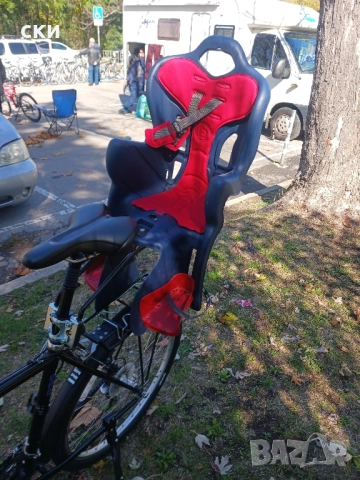 Детско столче за колело, предно или задно, снимка 5 - Аксесоари за велосипеди - 52105890