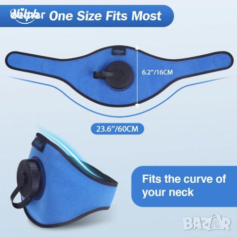 Hilph Neck Ice Pack Wrap Торбичка с лед за студена терапия на врат за многократна употреба, снимка 4 - Други - 44478878