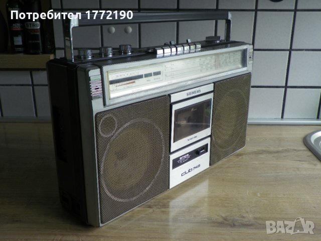 Стерео касетофон SIEMENS CLUB 743, снимка 2 - Радиокасетофони, транзистори - 41898784