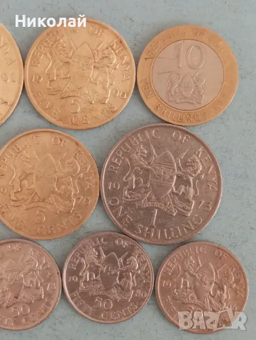 Лот монети от Кения , снимка 2 - Нумизматика и бонистика - 48509843