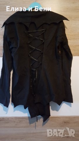 Дарк готик риза сако с корсет връзки на гърба - прилеп Dead Threads Goth Bat , снимка 3 - Ризи - 35730098