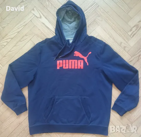 Оригинален мъжки суичър Puma Hoodie, снимка 1 - Суичъри - 48550352