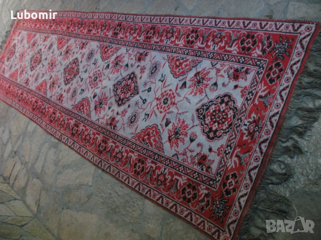 Пътека памучна, оригинална - двулицева, жакард, Нова !, снимка 7 - Пътеки - 51812649