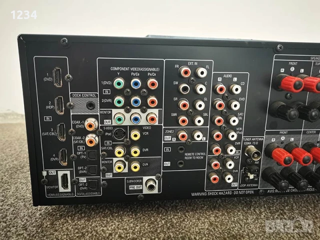 7.1-канален Усилвател DENON AVR-1910 460W с дистанционно домашно кино, снимка 6 - Ресийвъри, усилватели, смесителни пултове - 51384275
