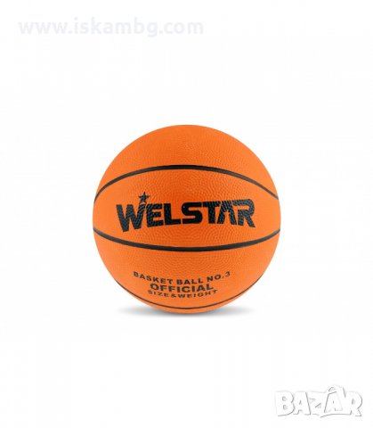 БАСКЕТБОЛНА ТОПКА WELSTAR - 17.8 СМ. - код 1076867