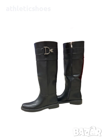 Дамски високи ботуши в  черно-ПРОМОЦИЯ, снимка 4 - Дамски ботуши - 52104055