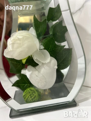 НОВО! Красив подарък: гълъб на мира, цвете, чаена свещ..., снимка 11 - Декорация за дома - 50877171