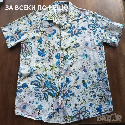 МЪЖКИ РИЗИ, ХАВАЙКИ С КЪС РЪКАВ -  PAUL SMITH LONDON, снимка 4 - Ризи - 50427503