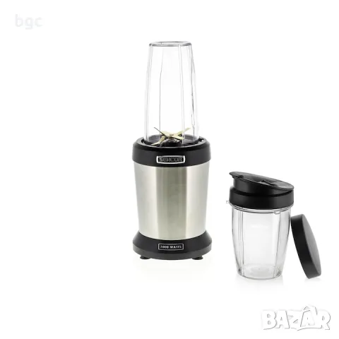 НОВ Блендер Sencor SNB 4302, 1000 W, 2 контейнера, Сребрист - 24 месеца гаранция, снимка 3 - Блендери - 49661728