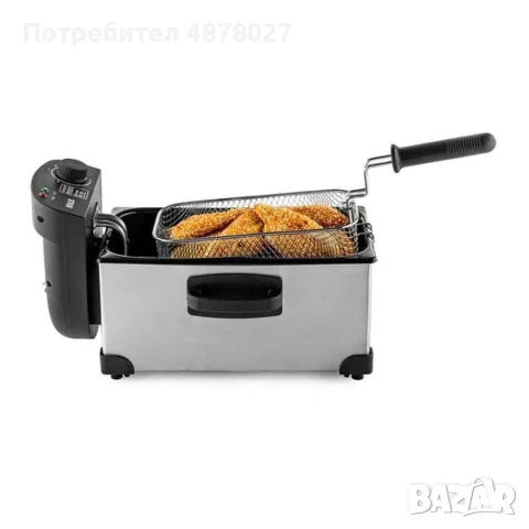 Фритюрник Muhler 3.0 Л, неръждаема стомана