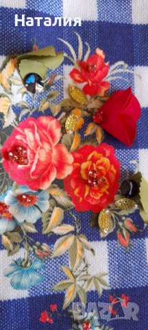 Уникална нова рокля със червени кристали  , снимка 5 - Детски рокли и поли - 39982914