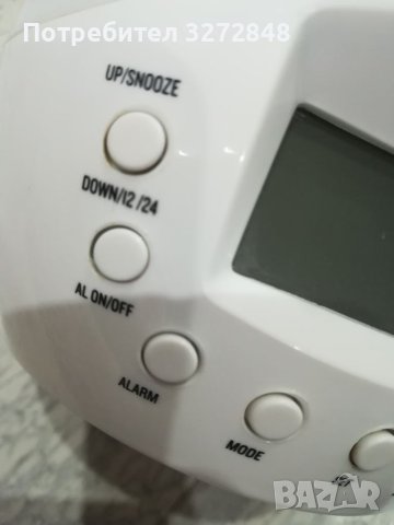 Нощна лампа EXCELVAN с часовник, аларма /с приятни звуци/ и радио , снимка 4 - Настолни лампи - 40893367