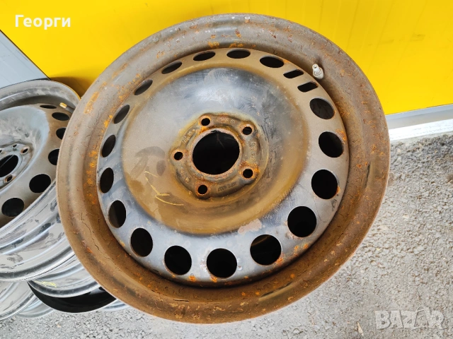 4бр.железни джанти за Opel 16цола, снимка 2 - Гуми и джанти - 53666811