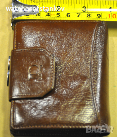 "D Collection" Genuine High Quality Brown Leather Wallet, снимка 14 - Портфейли, портмонета - 44756944